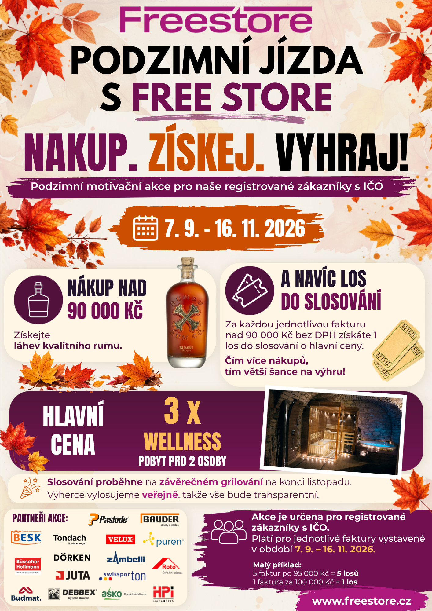 Podzimní jízda s Free Store